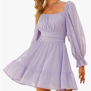 Purple dress- never worn (I got the wrong size) size M